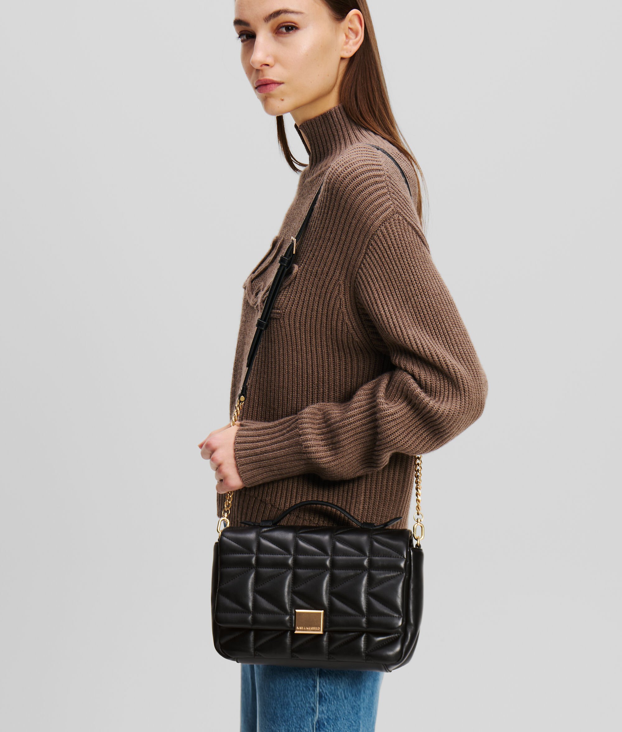 (image for) Tailored K/KUILT CROSSBODY TOP HANDLE BAG